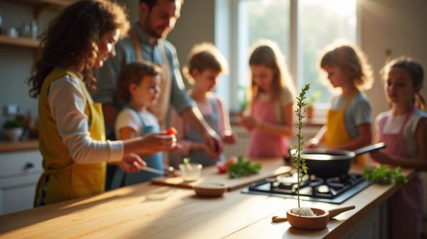 Comment impliquer vos enfants dans la cuisine à Lille