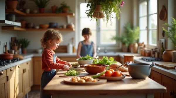 Comment impliquer vos enfants dans la cuisine à Lille